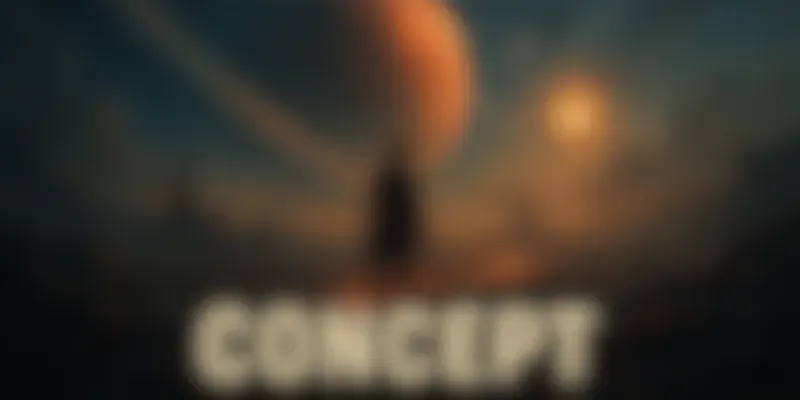 Uma imagem promocional desfocada